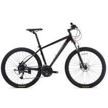 아메리칸이글 AE4300 시마노27단 유압식 입문용 27.5인치 MTB자전거, 블랙/레드, 95%조립시, 17인치