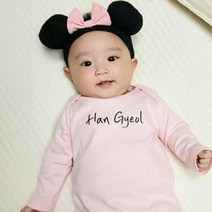 유호랑 출산선물추천 미니밴드+오가닉레터링슈트+양말랜덤 선물박스포장 3종set