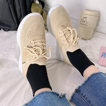 라블 편안한 삭스핏 니트 스니커즈