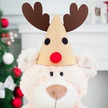 크리스마스 부직포 고깔모자 [엘크], 단품