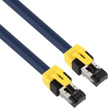 NETmate CAT.8 SSTP 랜 케이블 5m/NM-U805N/40G BASE-T/2000MHz 지원/연선/직경 8.0mm/24AWG/2중 차폐/금도금핀