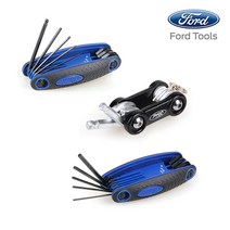 포드 간편한 휴대용 미니 접이식 육각 볼 렌치 세트 싱크대 세면대 배관 너트풀기, 볼 포인트 헥스 키세트