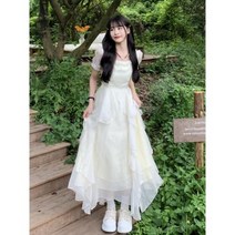 웨딩드레스 스냅촬영 셀프웨딩 화이트 원피스