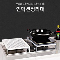 인덕션받침대 인덕션 프레임 깔개 받침 선반 트레이, 그레이