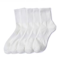 싹스탑 싹스탑 성인 데일리 양말 5족 남성 여성 사계절 면양말