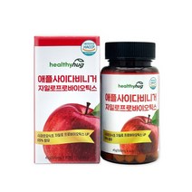 애플사이다비니거정 사과초모식초분말 애플사이다식초 애플사이다비네거 자일로바이오틱스 발효 프리미엄 생유산균19 사과사이다식초 애플사이더 X 90정 1병