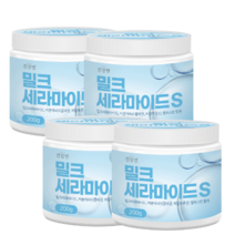 밀크세라마이드 콜라겐 엘라스틴 세라마이드 밀추출 분말 가루 2개월분, 4통