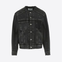 메종 마르지엘라 명품마르지엘라 22FW 카라리스 페인티드 블랙 데님 자켓 S50AM0575 S30842 961
