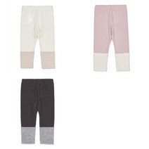 밍크뮤4 32C1441602 3 4 (CR PK DG)배색골지레깅스 쌍둥이아가선물