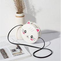 NICKKIM 닉킴 DIY 가방 만들기 키트, 스마일냥이 화이트