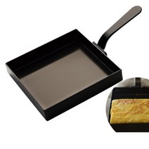 라바제 무쇠 계란 말이 사각 인덕션 에그팬, 가로 18.6cm