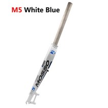 자전거포크 락샥 샥 포크 도로 포크 브레이크 프론트 포크 알루미늄, m5 화이트 블루, 씨엔