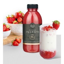 복음자리 [한정특가] 복음자리 과일듬뿍딸기청 1+1(총2개) 과일함량99%, 단일옵션