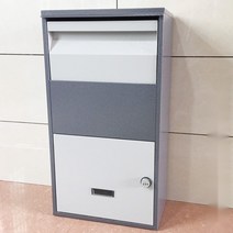 도서관 책 반납함 철제 도서 반납통 무인 도서함 학교, 그레이 키41x96x22