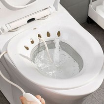 비데 버블 접이식 좌욕기 수동 가정용 MY, 그레이