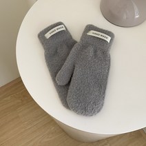 아야모리에 벙어리장갑 포근한 겨울 털장갑