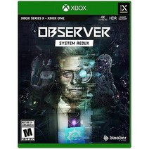 XBOX게임패스 XBOX게임 관찰자: 시스템 Redux - Xbox 시리즈 X 135485, 엑스박스 시리즈 X, 관찰자