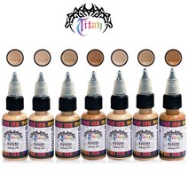 하나뷰티 타투색소 타이탄 문신용 잉크 스킨컬러 7종 TITAN TATTOO INK, 쿨미디엄스킨, 0.5oz