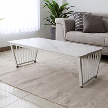 [저스틴퍼니처]레인 세라믹 소파 테이블, 화이트