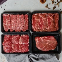 [마장동 숙성육] 특수부위4종 선물세트 1.6kg(400g4), 단품