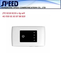 유심라우터 lte 포켓 와이파이 라우터 에그 ZTE Vodefone R218-z 2300 mah 4G FDD Mifi 라우터 Cat4 150Mb, 한개옵션0