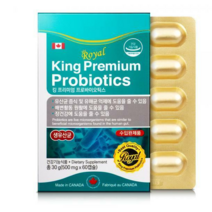 [에버그린] 킹 프로바이오틱스 프리미엄 500mg x 60캡슐 (2개월분)