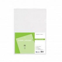 엘파일 고투명 L홀더10메 비닐 엘자파일 10매