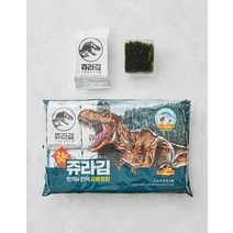 만전김 대용량 쥬라김 도시락김 8개입 (띠부씰 증정) 12.5g X 8ea 1팩