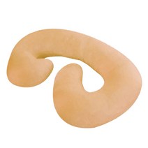 지퍼 커버가 있는 임부용 베개 C형 전신 볼스터 쿠션 11가지 색상 이용 가능, 설명, 낙타