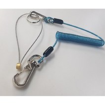 작업용 공구걸이 안전고리 스프링줄 연결줄 낙하사고