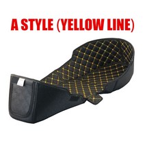 오토바이 라이더 탱크 커버 시트 버킷 패드 야마하 XMAX300 XMAX 300 125 250 400 2018 2020, 03 A Yellow line