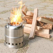 불멍화로대 솔로스토브 숯불화로 이중연소 숯불 화로대, 대형