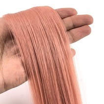 컬러헤어피스 헤어 스트레이트 헤어브릿지 스모크블루, 단품, 단품