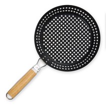 접이식 타공 후라이팬 캠핑용 직화 바베큐 석쇠, 타공후라이팬(31cm*4.5cm)_1개, 1개
