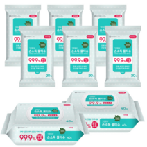 YK 그린핑거 손소독티슈 200매 물티슈