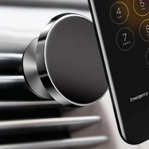YF쏘나타 미카 스마트폰 강력 마그네틱 자석거치대, 실버, 1개