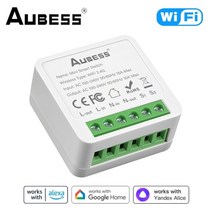 지그비 zigbee aubess tuya wifi 스마트 홈 제어판 내장 alexa 스마트 스피커 앰프 게이트웨이 4인치 벽면 중앙 컨트롤러, 스마트 스위치