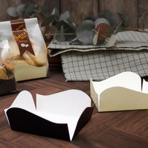 쿠키받침(물결/초코) [100ea]