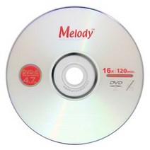 멜로디 DVD-R 4.7GB 16x 케익 (50장) 공디스크, 선택없음
