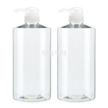 병도매닷컴 AC750 투명 주방 디스펜서 범프 투명마개 공병, 750ml, 4개입