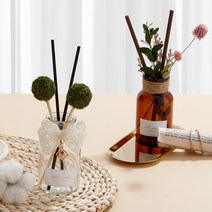 디퓨저 실내방향제 실내 화장실 천연 호텔 선물 선물용 방향제 사무실 [ALLE] 알레, 아로마버너 디퓨저, 시더우드
