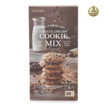 라이브잇 피코크 쫀득한 초코칩쿠키 만들기 쿠키믹스, 11개, 265g