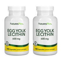네이쳐플러스 난황 난유 레시틴 600mg 180캡슐 2병 포스파티딜콜린 난황유, 1개, 기본