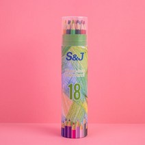 그림 18 Colors Professional Watercolor Drawing Set Colored Pencils Artist Painting Sketching Wood Colo, [05] E