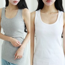 유투 여성용 베이직 롱 나시