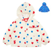 베베드피노 베이직 하트도트 코튼자켓 아이 봄 바람막이 점퍼 키즈 유아 남아 여아 등원룩_BP31JF811
