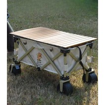 전동웨건 전동카트 휴대용유모차 캠핑웨건 캐릭터웨건, 스몰 탱크휠 블랙 접이식 웨건