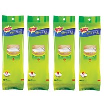 스카치브라이트 스위퍼키트 정전기 청소포 대형 60매, 4개