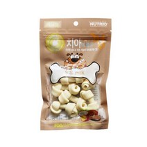 뉴트리오 국내산 치아에 좋은 강아지껌 우유 80g X 10개