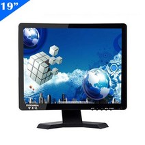 [해외] ZHIXIANDA 19 인치 산업용 디스플레이 CCTV 카메라 현미경 DVR 지원 HDMI VGA BNC AV USB 입력 터치 스크린 모니터, NO Touch